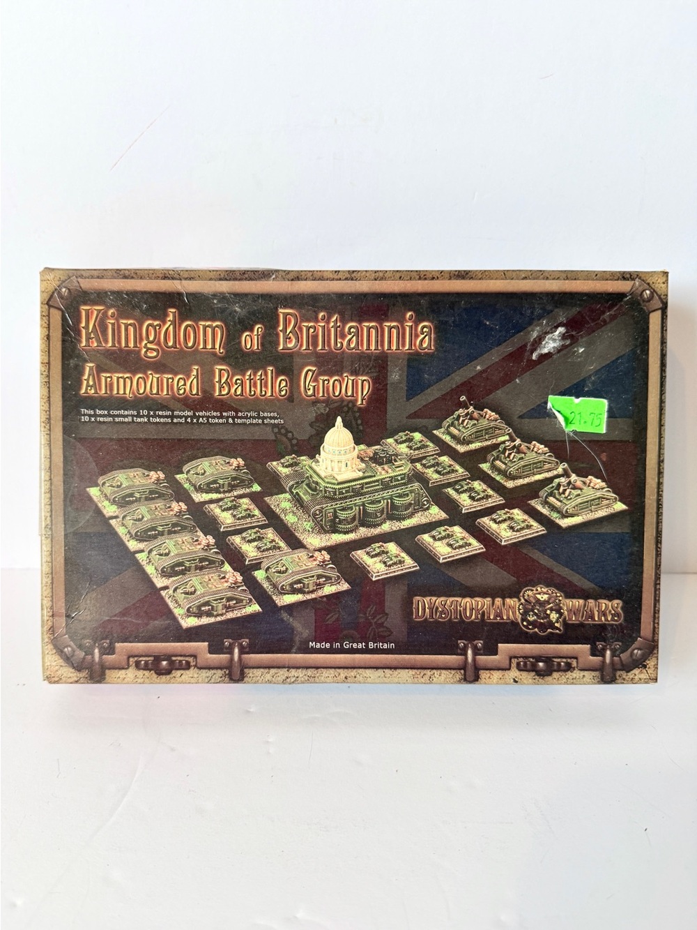 Vintage Sealed Dystopian Wars Kingdom of Britannia Armoured Battle Group Spartan